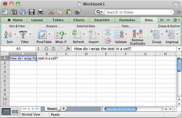 set up excel worksheet for mail merge mac 2011