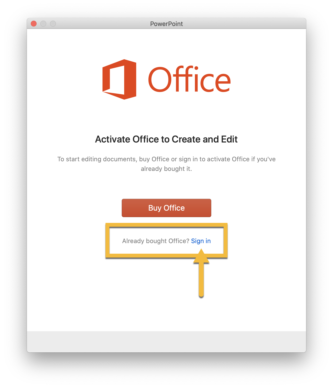 activate office 365 for free mac